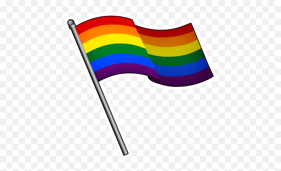 Gay Pride Emoji Stickers - Gay Pride Png Transparent,Gay Flag Emoji