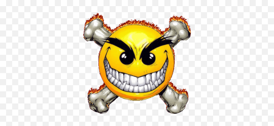 Top Skulls Stickers For Android Ios - Evil Ernie Smiley Face Emoji,Skull Emoticon