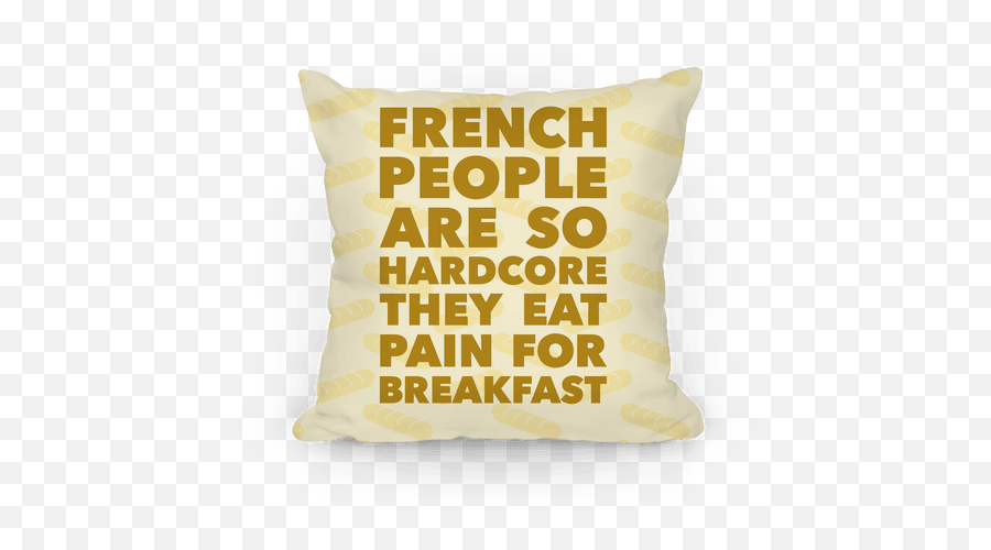 Pain For Breakfast Pillows Lookhuman - Cushion Emoji,Scowl Emoji