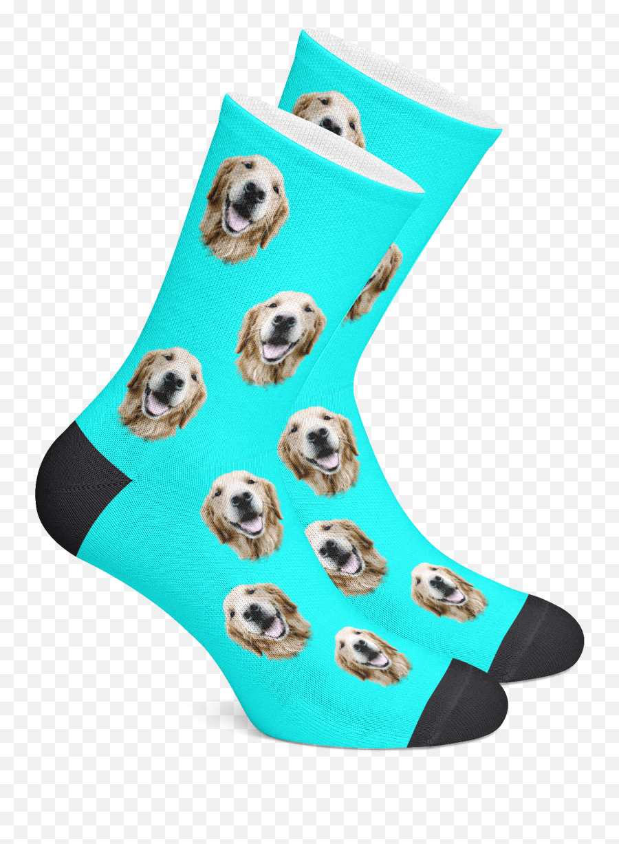 Custom Puppy Socks - Personalized Pet Socks Dog Face Sock Emoji,Pup Emoji