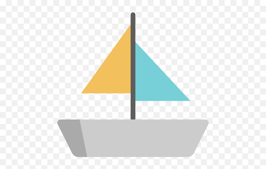 Sailboat Icon At Getdrawings - Triangle Emoji,Sailboat Emoji