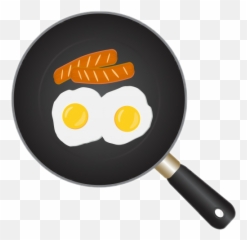 Pan Eggs Friedeggs Sausages Food - Fried Egg Emoji,Pan Emoji