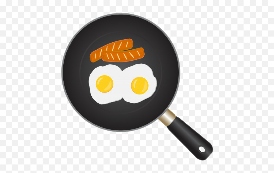 Pan Eggs Friedeggs Sausages Food - Fried Egg Emoji,Pan Emoji