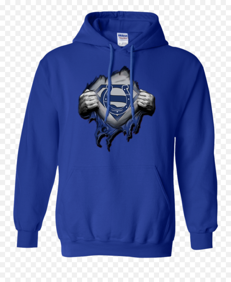Superman - Colts Hoodies Pullover Hoodie Sweatshirts Hoodie Emoji,Colts Emoji
