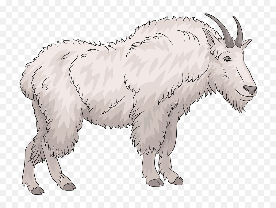 Mountain Goat Clipart Free Download Transparent Png - Clipart Mountain Goat Cartoon Emoji,Goat Emoji