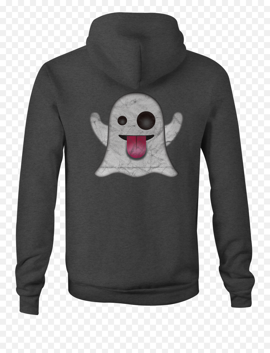 Details About Zip Up Hoodie Ghost Text Emoji Tongue Out Hooded Sweatshirt - Navy Seal Hoodie,Money Tongue Emoji