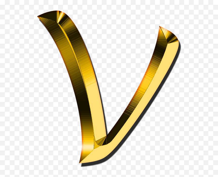 Letters Abc V Alphabet Learn - Gold V Letter Png Emoji,Neon Emoji Keyboard