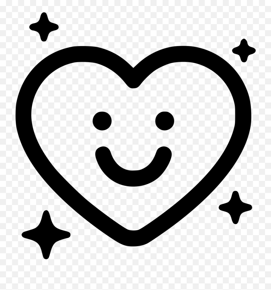 Cute Smile Wink Sign Relationship Svg - Cute Icon Png Free Emoji,Cute Emoticon Faces