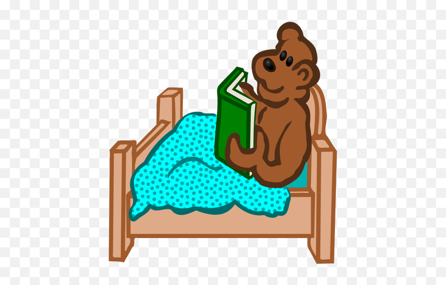 Bear Lying In The Bed - Winterruhe Clipart Emoji,Lying Down Emoji
