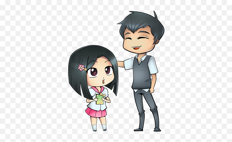 Boyfriend Girlfriend Cartoon Love Png - Girl Friend Boy Friend Cartoon Emoji,Boyfriend Emoji