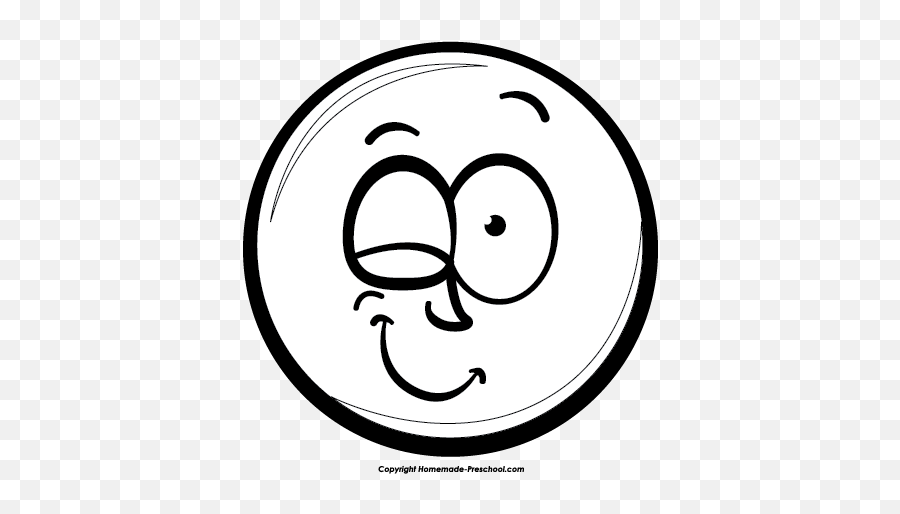 Winking Emoji 0 Images About Clip Art - Angry Black And White Clipart,Wink Face Emoji