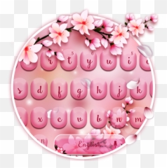 Beautiful Flower Keyboard Theme - Clip Art Emoji
