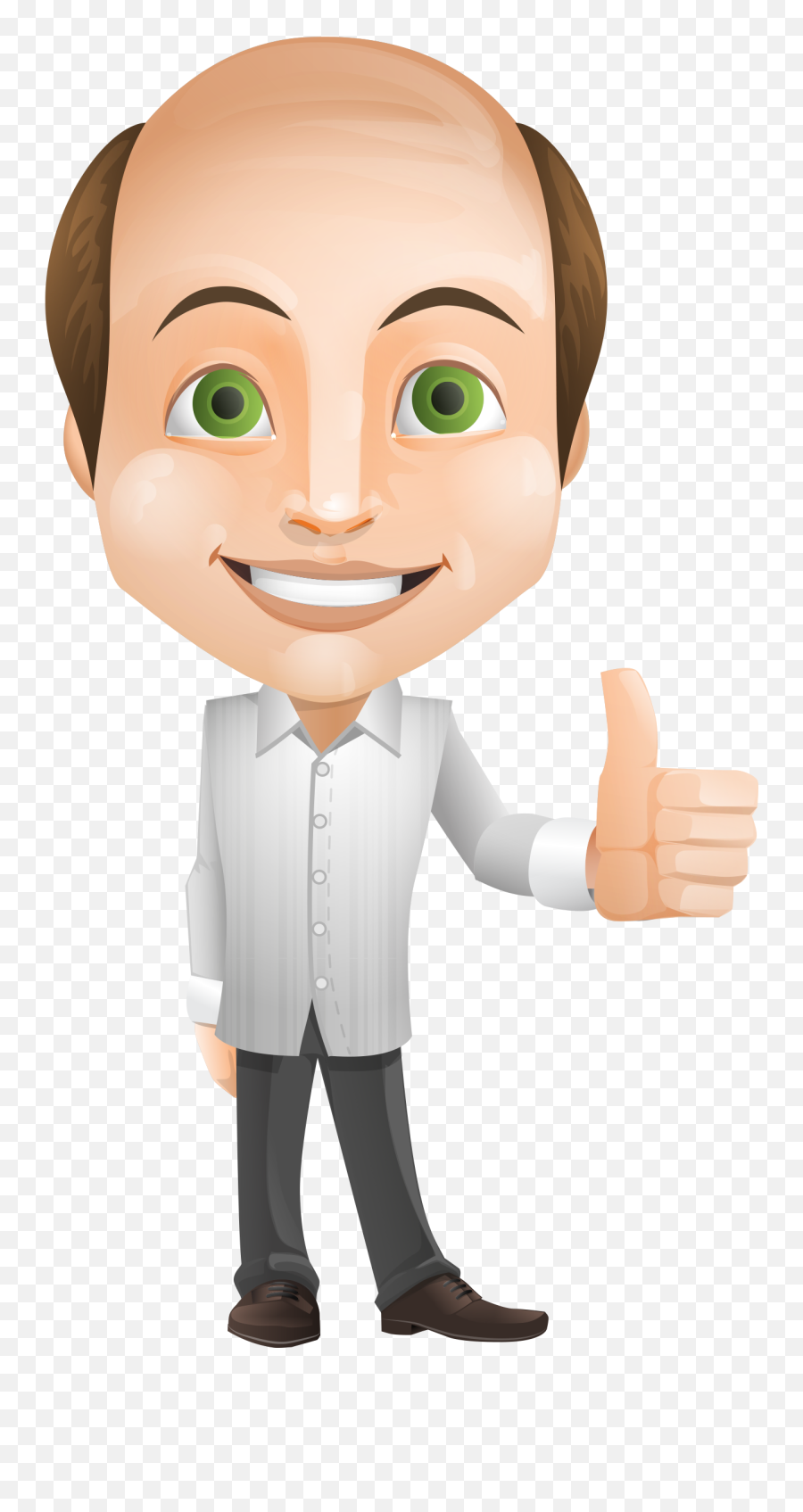 Male Vector Smile Transparent Png - Bald Man Vector Png Emoji,Bald Man Emoji