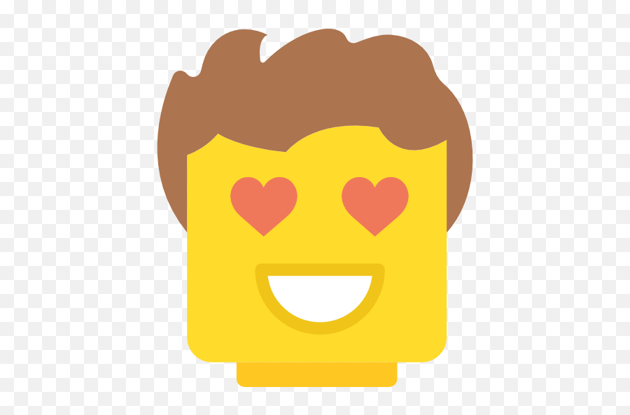 Face Square Smile In Love Interface Emoticons Smiling - Coma Emoji,Rockstar Emoji