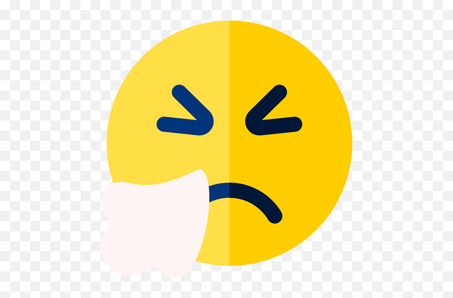 Sneezing - Circle Emoji,Blush Emoji Android