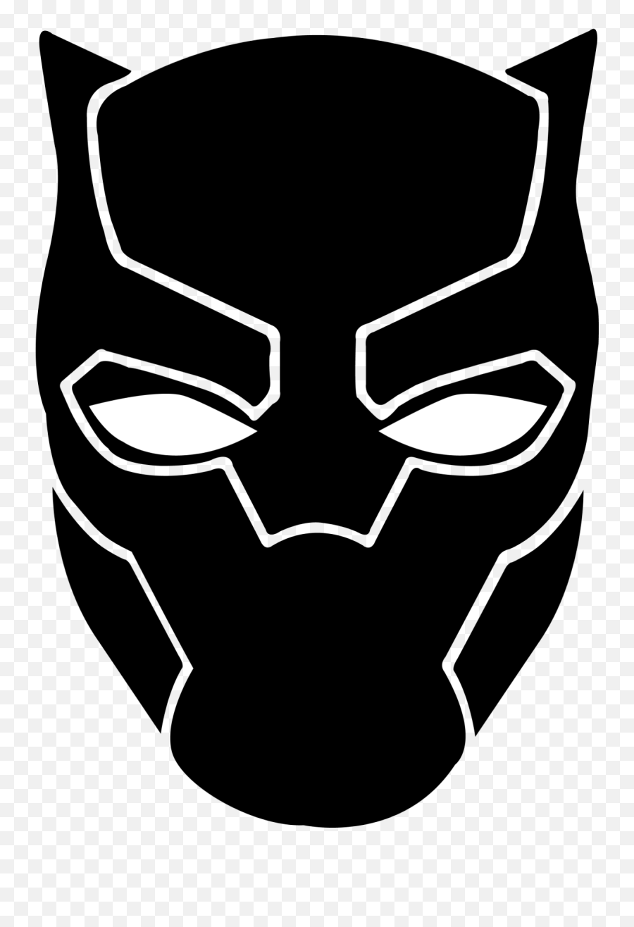 Panther Png Black And White Free Panther Black And White - Black Panther Face Clipart Emoji,Black Panther Emoji