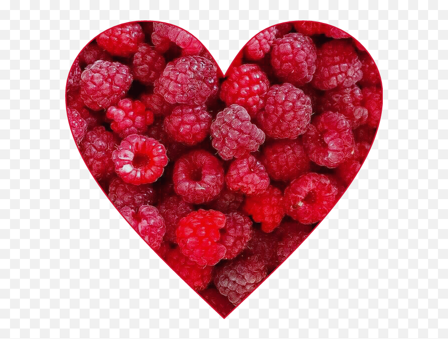 Heart Love Cute Fruit Raspberry Red Yum Awesome Fun - Raspberry Emoji,Raspberry Emoji