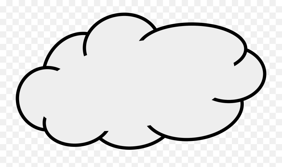 Cloud Clip Art Cloud Clipart Free 2 - Clipartix Gray Cloud Clipart Emoji,Rain Cloud Emoji