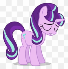 Purple Sad Face - My Little Pony Starlight Glimmer Emoji