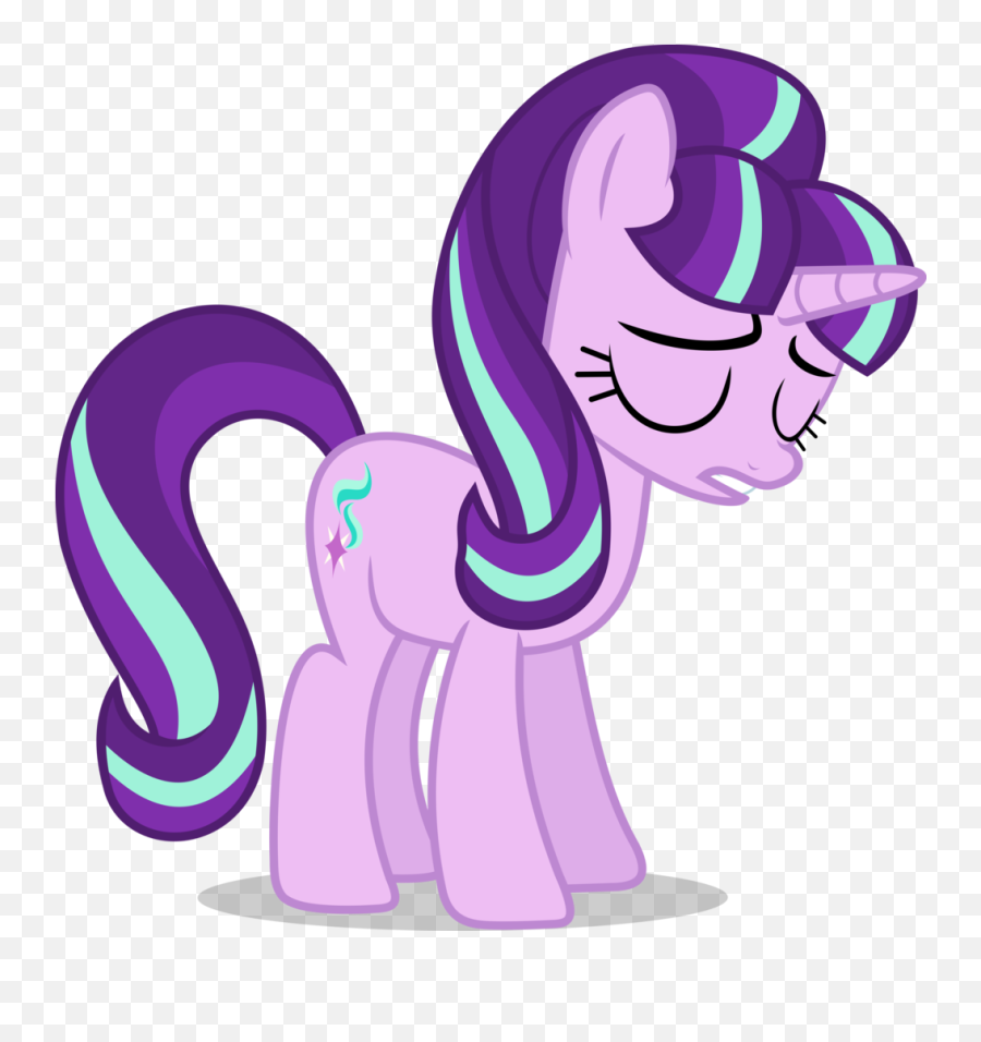 Purple Sad Face - My Little Pony Starlight Glimmer Sad Emoji,What Does The Purple Emoji Mean