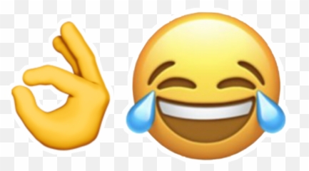 funny haha emoji ok okay lol Sticker by annapark94 - Smiley