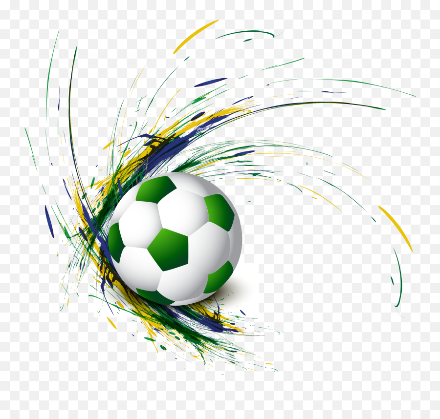 Download Brazil Football Fruu0161kogorac Euclidean Vector Fk - Abstract Soccer Emoji,Soccer Goal Emoji