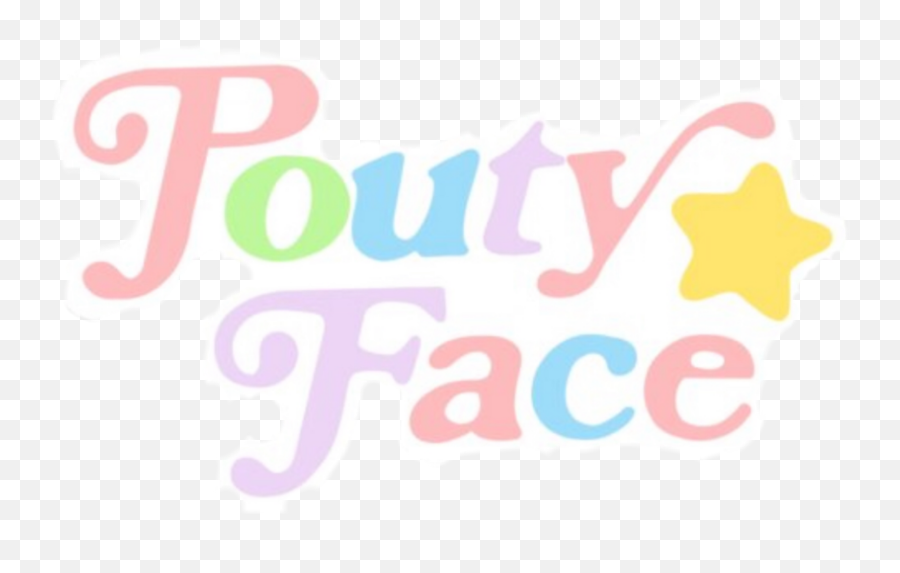 Addisonre Pouty Face Sticker - Language Emoji,Pouty Face Emoji