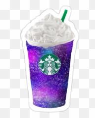 I Have Seen These Everywhere Please Find Me Some Tumblr - Galaxy Starbucks Sticker Emoji,Milkshake Emoji