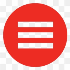 Red Menu Icon Transparent Png - Youtube Icon Png Free Emoji,Hamburger Emojis