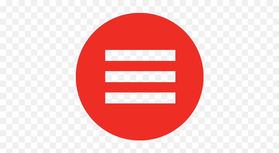 Red Menu Icon Transparent Png - Youtube Icon Png Free Emoji,Hamburger Emojis