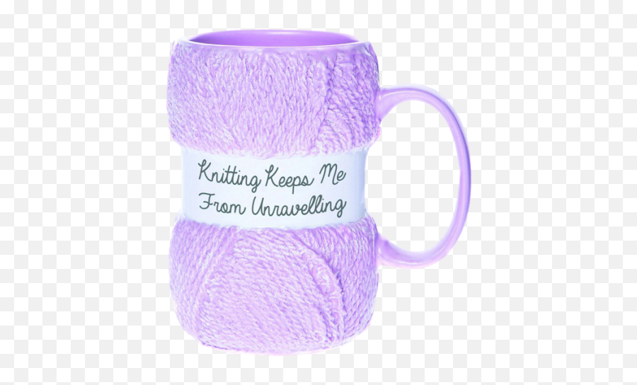 Novelty Home Decor Homeware Accessories U0026 Gifts Boxer Gifts - Knitting Keeps Me From Unravelling Mug Emoji,Knitting Emoji