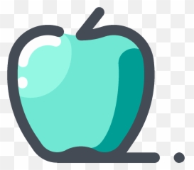 Apple icon png Transparent FREE for download - Teal Clipart Emoji