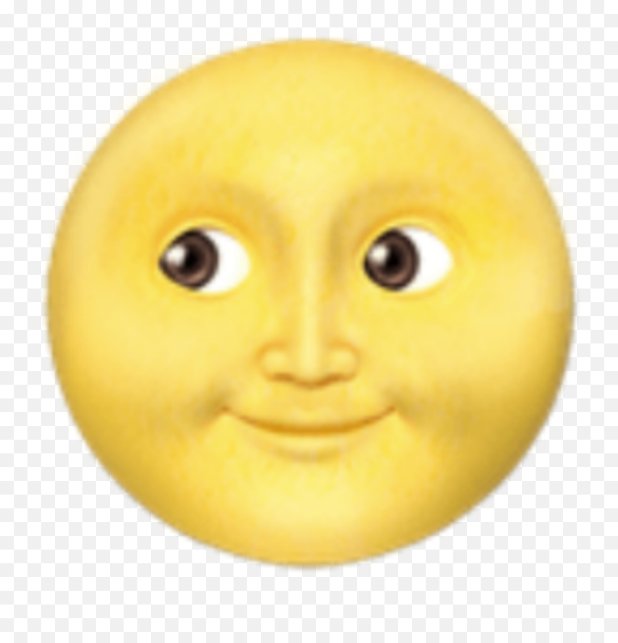 Emoji Apple Ios Moon Moonemoji - Smiley,Moon Emoji