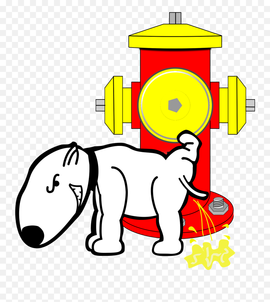 Dog Hydrant Pee Free Vector Graphics - Dog Peeing On A Fire Hydrant Emoji,Fire Hydrant Emoji