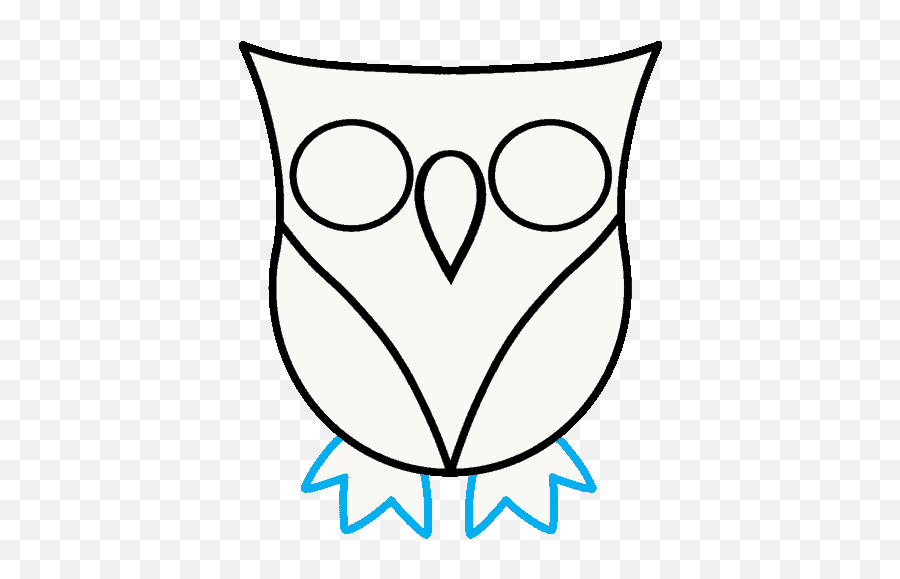 Draw A Cartoon Owl In A Few Easy Steps - Buhos De Dibujos Animados Emoji,Owl Emoji Text
