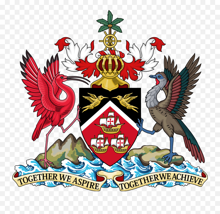 Coat Of Arms Of Trinidad And Tobago - National Coat Of Arms Of Trinidad And Tobago Emoji,Puerto Rico Flag Emoji