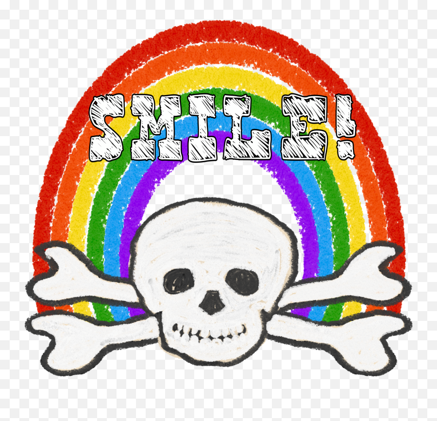Smile Jollyroger Skullandcrossbones - Skull Emoji,Jolly Roger Emoji