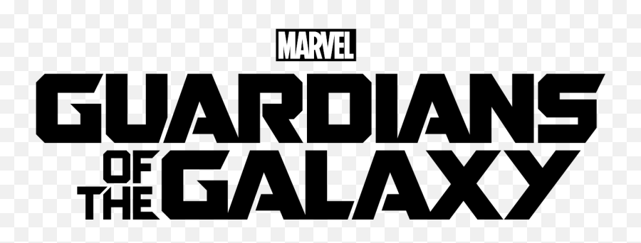 Guardians Of The Galaxy Logo Black - Guardian Of Galaxy Logo Emoji,Marvel Emoji