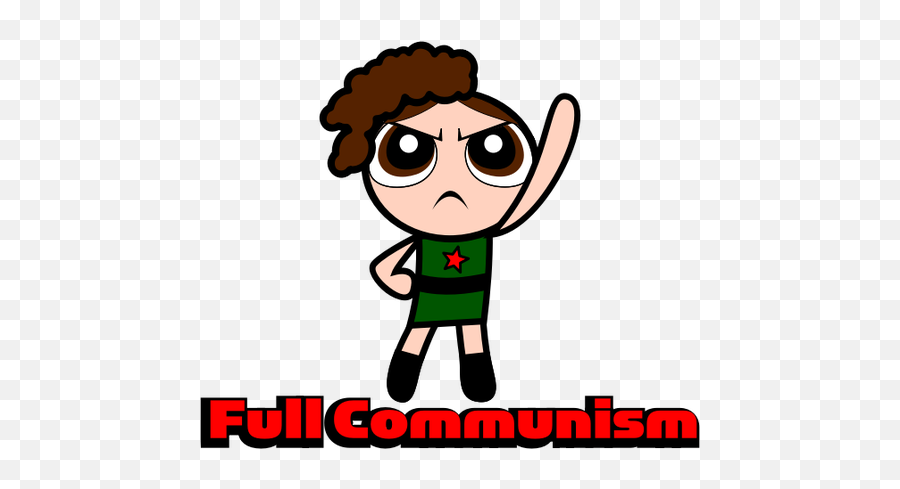 Full Communism Girl - Communism Art Cartoon Emoji,Japanese Laughing Emoji