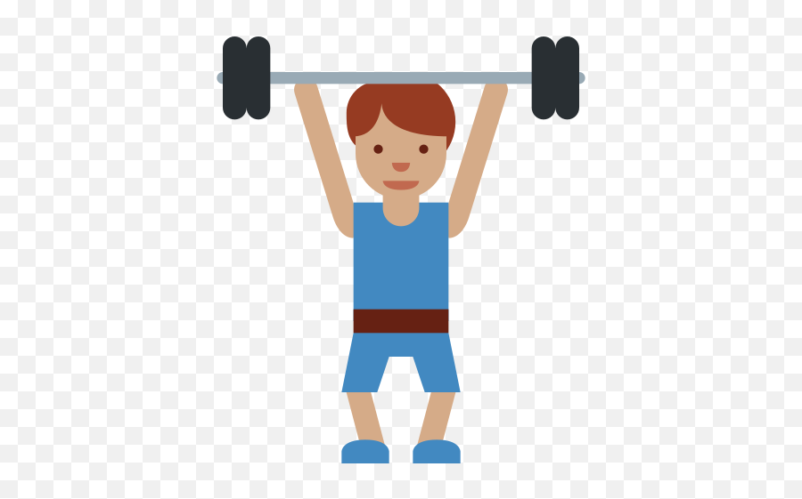 Twemoji2 1f3cb - Exercise Every Day Cartoon Emoji,Fitness Emoji