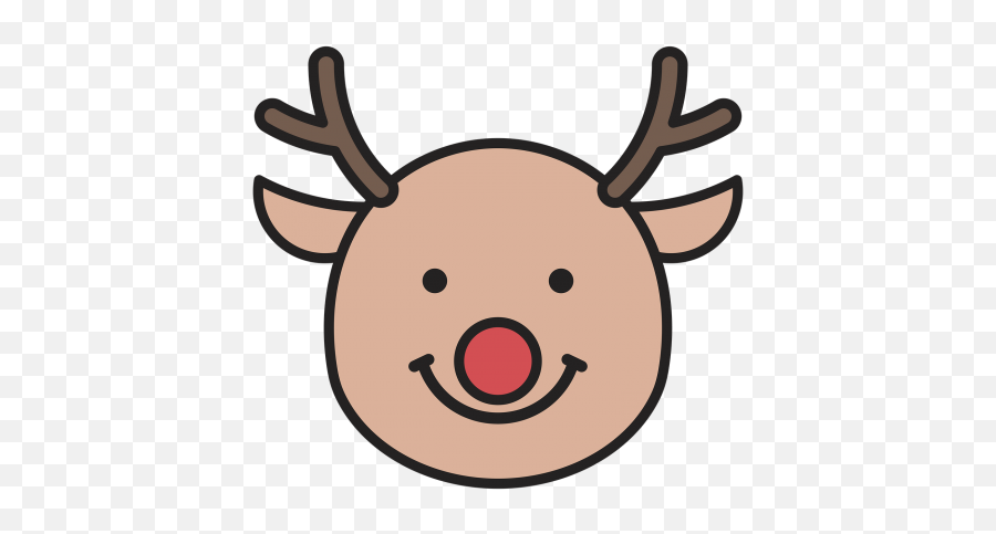 Smiling Emoticon Png Image - Rudolph Transparent Background Emoji,Smiling Emoticon