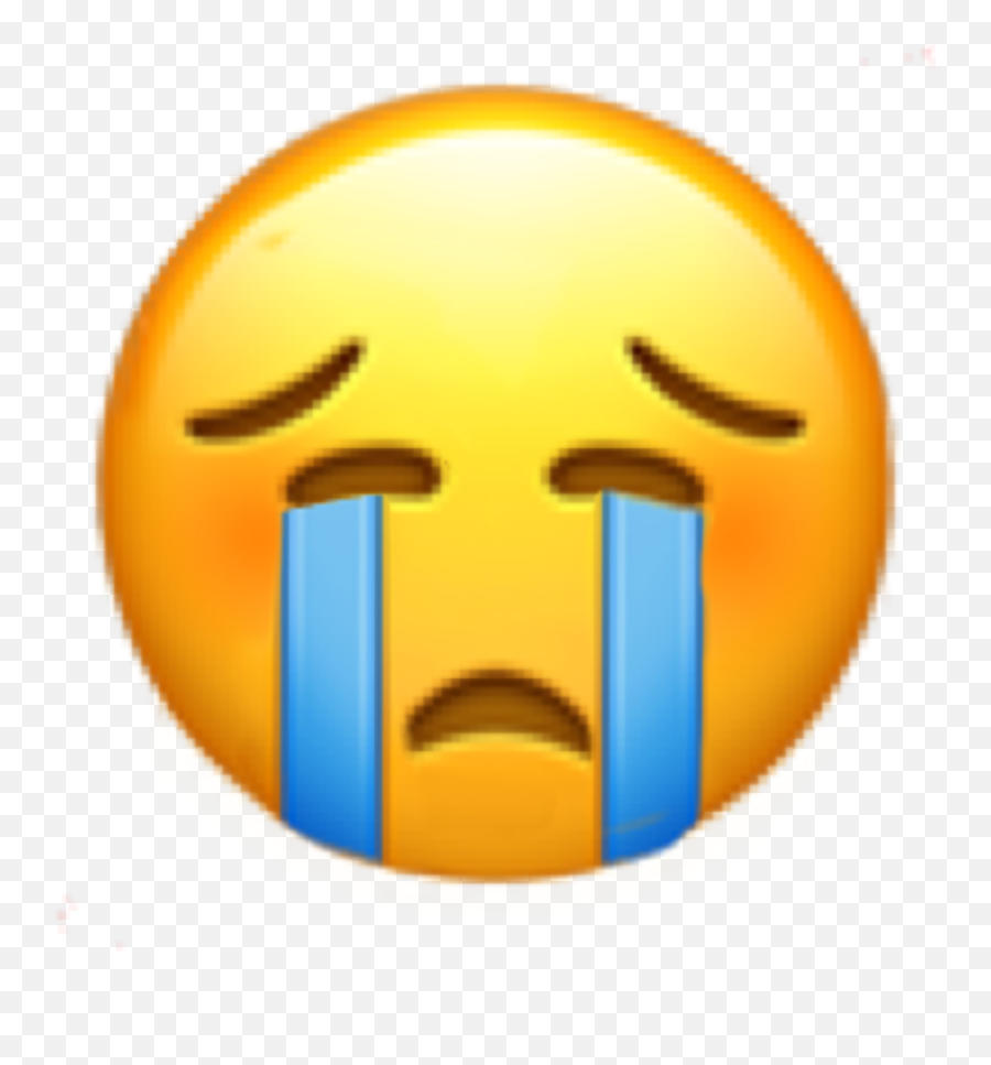 Crying Emoji Cryingemoji Sademoji Emojis Small Picsart - Crying Emoji ...