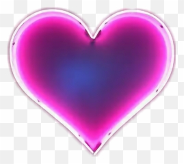 herz love liebe iloveyou neon leuchten glow heard emoji - Pink Love Heart Small