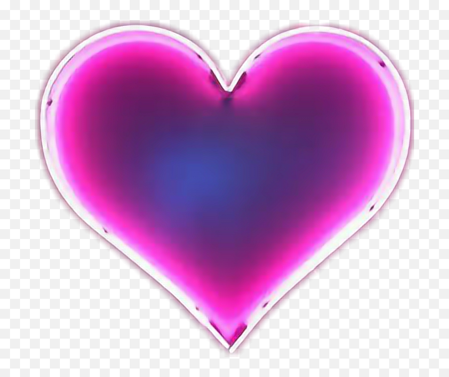 Herz Love Liebe Iloveyou Neon Leuchten Glow Heard Emoji - Pink Love Heart Small,Heart Pulse Emoji