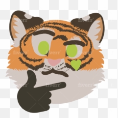 Draw Thinking Emoji Versions Of Your Character Or Furry - Illustration,Furry Emojis