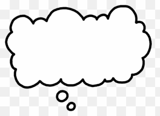 Cloud Clipart Thought Bubble - Gif Emoji