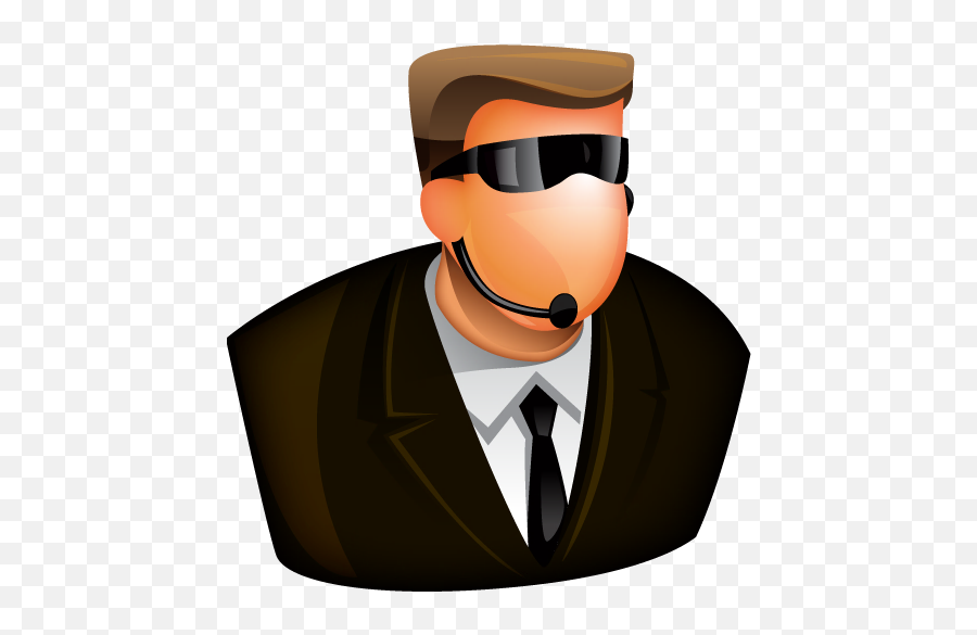 Security Guard Icon Free Large Boss Iconset Aha - Soft Security Avatar Emoji,Emoji Ue