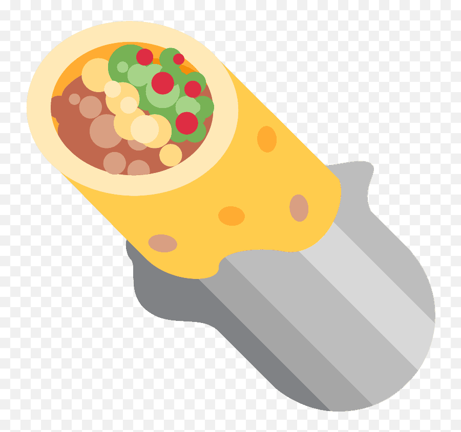 Burrito Emoji Clipart - Emoji Burrito,New Bacon Emoji