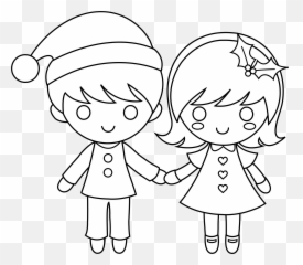 Download Boy And Girl Holding Hands HD Png - uokplrs Friend Easy Drawing For Kids Emoji