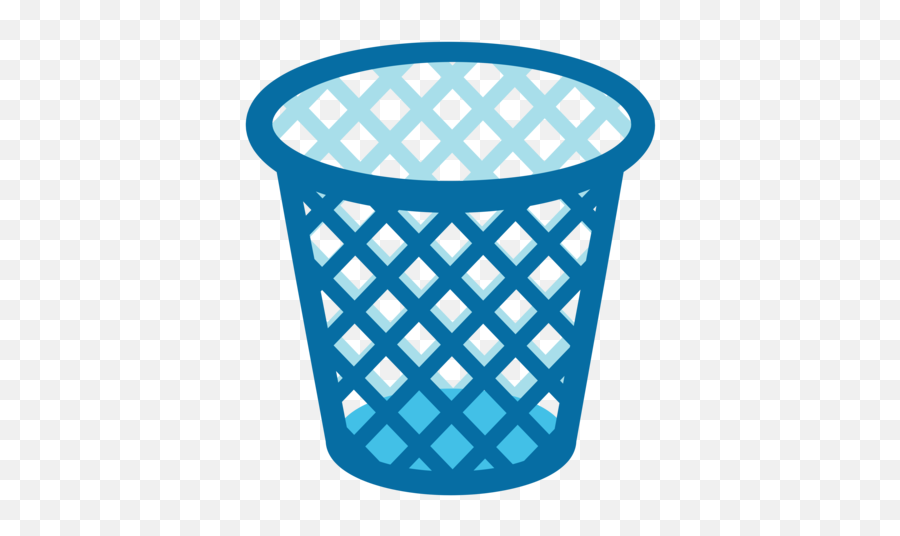 Wastebasket Emoji - Empty Laundry Basket Clipart,Trashcan Emoji